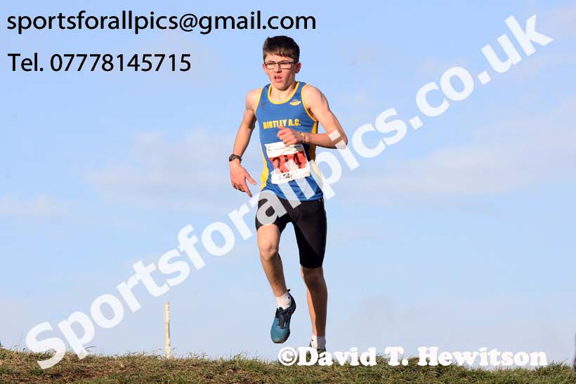 Boys under-15s North Eastern Cross Country, 2018 Northern Cross Country Champs., Wrekenton, Gateshead. Photo:  David T. Hewitson/Sports for All Pics